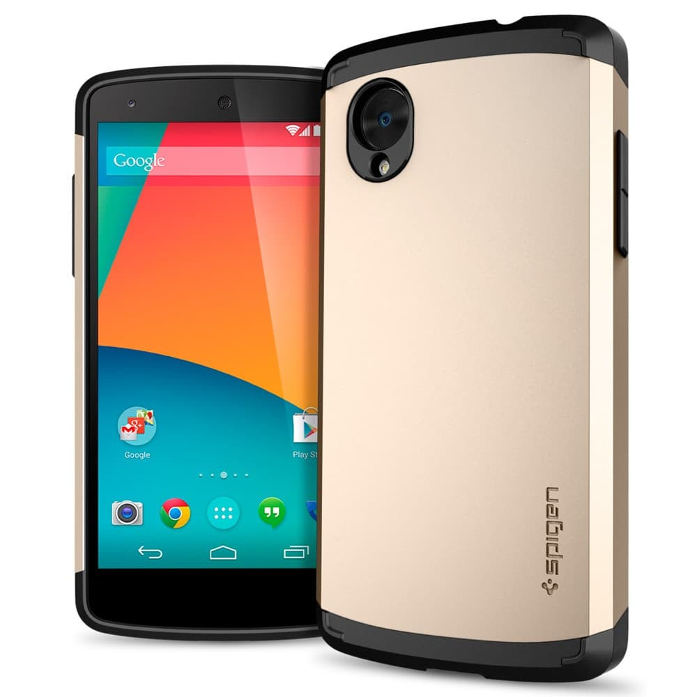 Nexus 5 Case Spigen SGP Slim Armor Champagne Gold