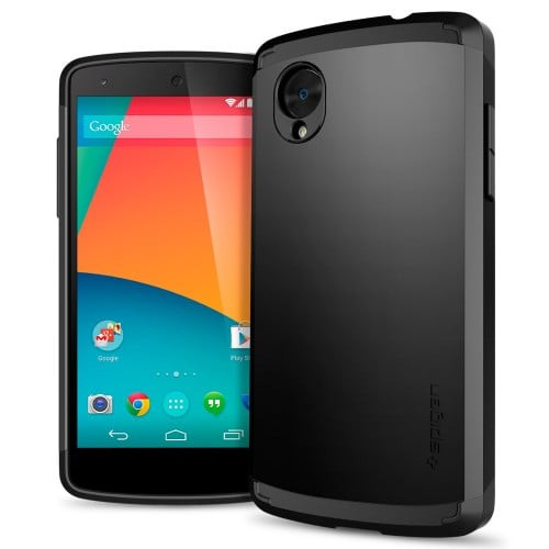 Nexus 5 Case Spigen SGP Slim Armor Smooth Black