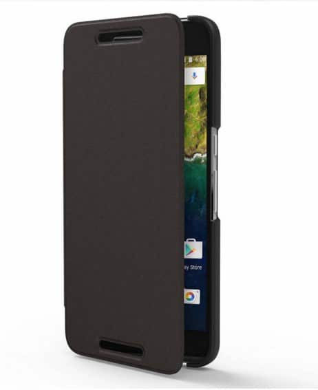 Nexus 6P Leather Folio Offical Case - Amber