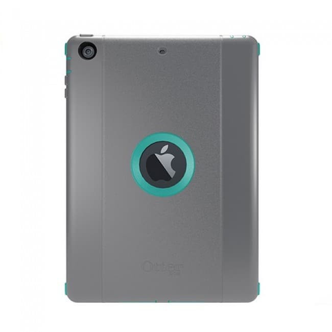 Otterbox Defender for iPad Air Harbor Light Teal Blue Gunmetal Grey