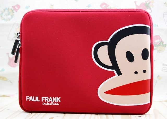 Zoom Julius Red Neoprene iPad Sleeve