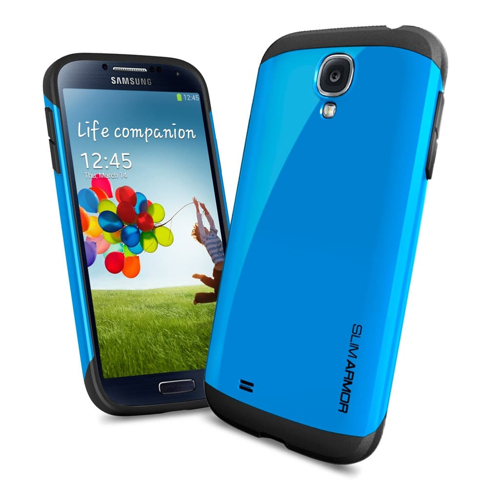 SGP Spigen Dodger Blue Slim Armor for Galaxy S4