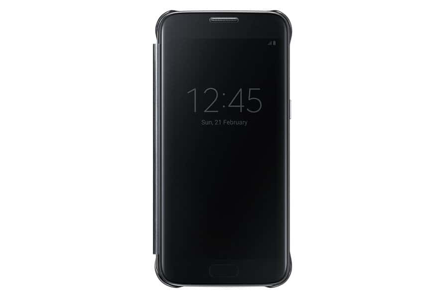 Official Samsung Galaxy S7 Clear View Cover Case - Black