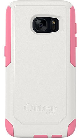 Otterbox Commuter Case for Galaxy S7 Edge - White / Pink
