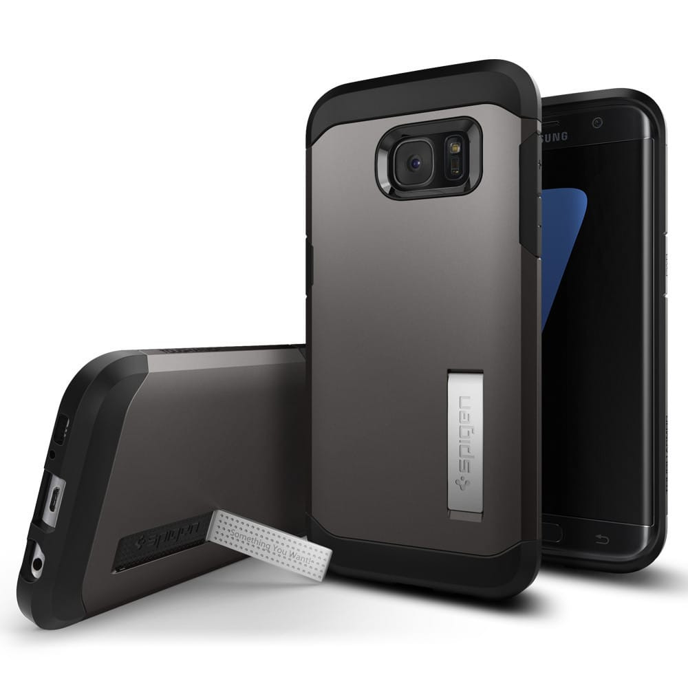 Spigen Tough Armor Galaxy S7 Edge Case Gunmetal