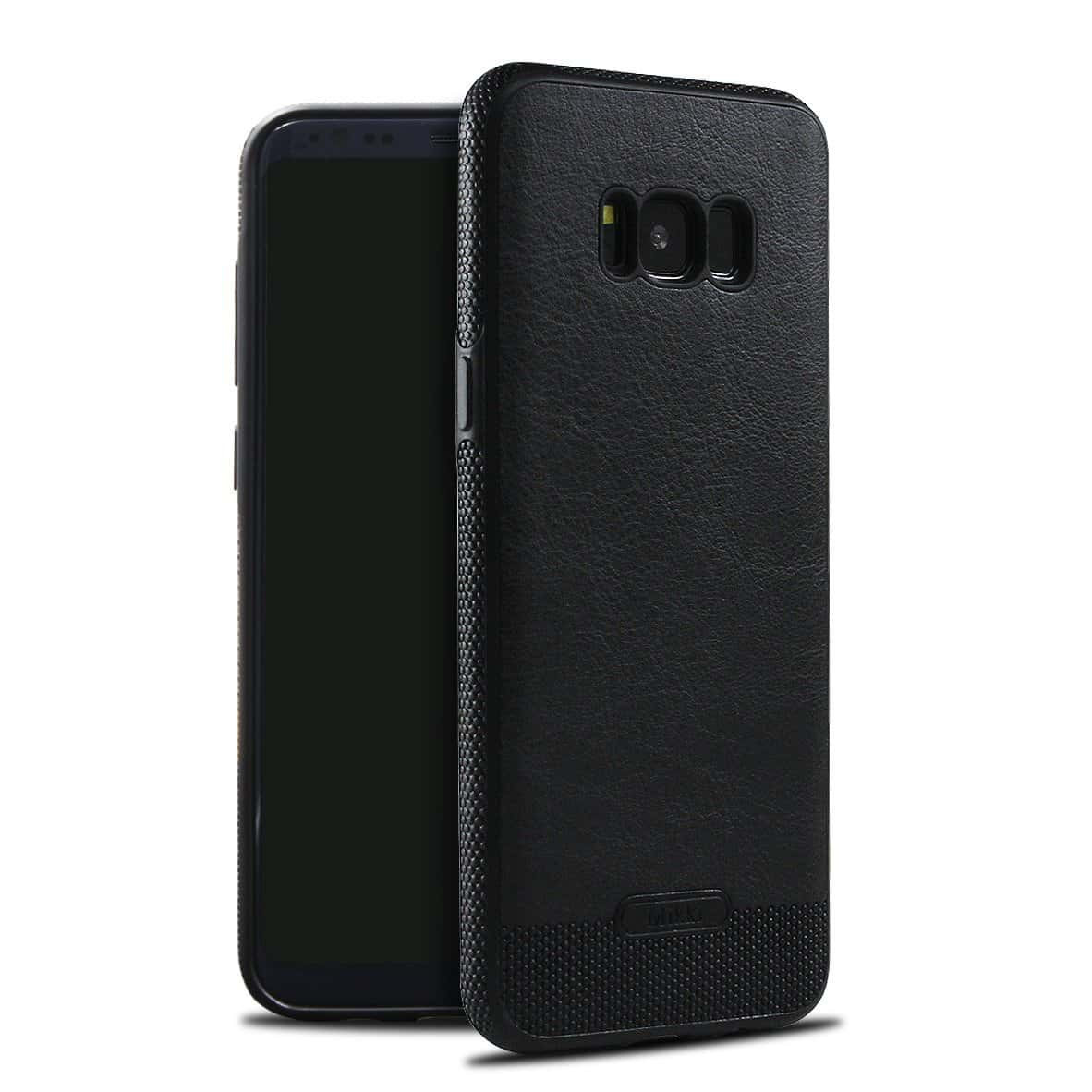 Galaxy S8 Luxury Leather Non-Slip Grip Case