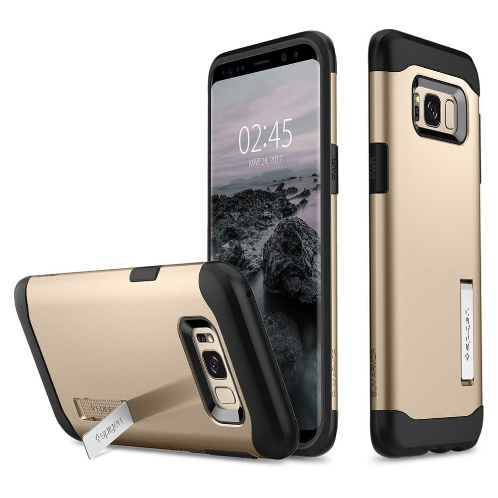 Spigen Galaxy S8 Case Slim Armor Gold Maple
