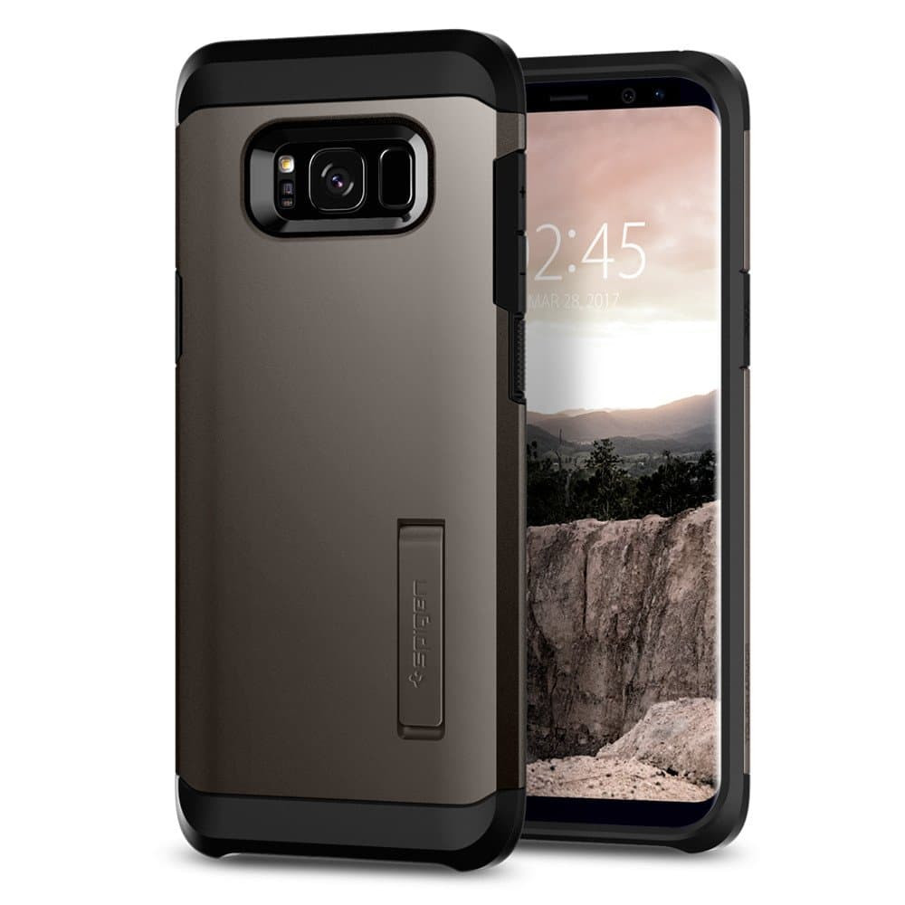 Spigen Galaxy S8+ S8 Plus Case Tough Armor Gunmetal