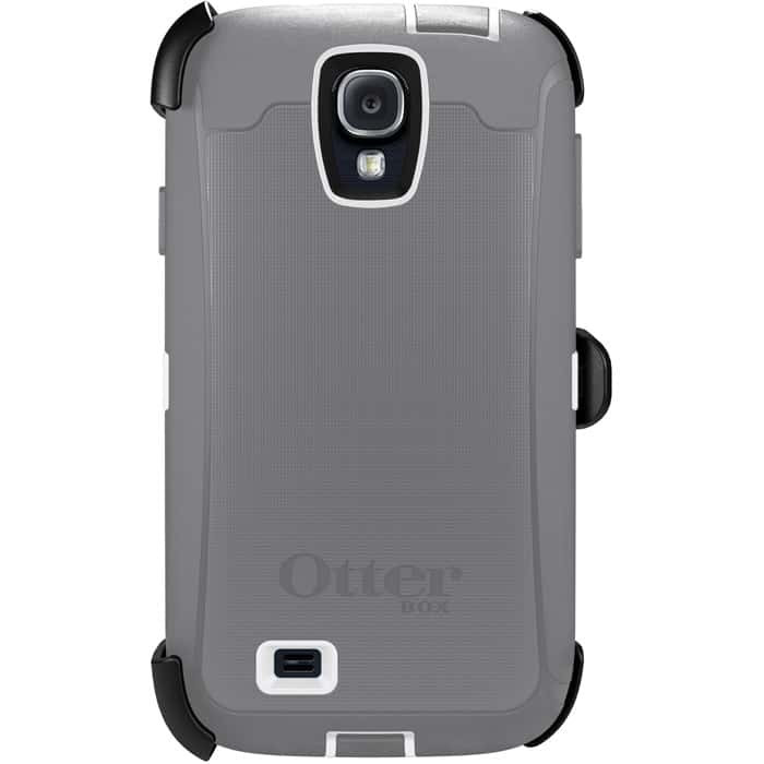 Otterbox Defender Glacier White Gunmetal Gray for Galaxy S4