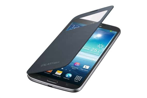 Samsung S-View Flip Cover Case Black for Galaxy Mega 6.3