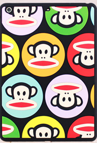 Paul Frank Silicone Case for iPad Air Talkative Monkey Black Multi Julius
