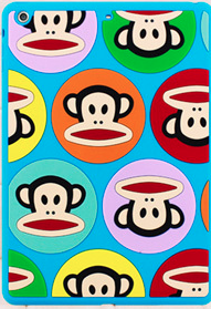 Paul Frank Silicone Case for iPad Air Talkative Monkey Blue Multi Julius