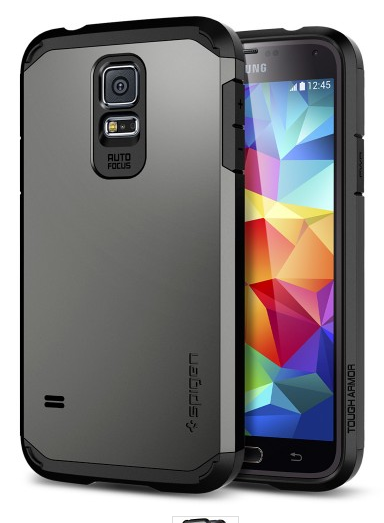 Spigen SGP Tough Armor Galaxy S5 Case Gunmetal