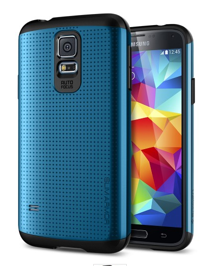 Spigen SGP Slim Armor Galaxy S5 Case Electric Blue