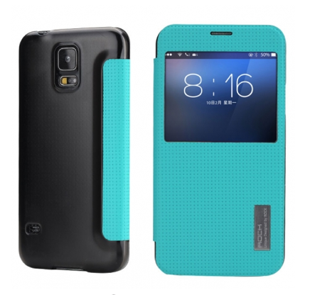 Rock Elegant Series Flip Case for Samsung Galaxy S5 Blue