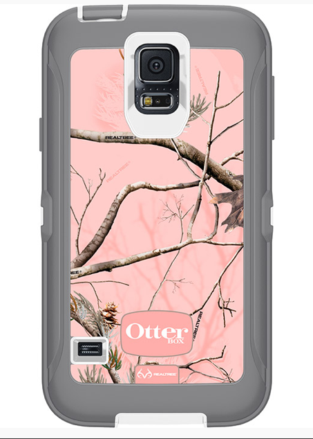 Galaxy S5 Otterbox Defender Series Realtree Case AP Pink