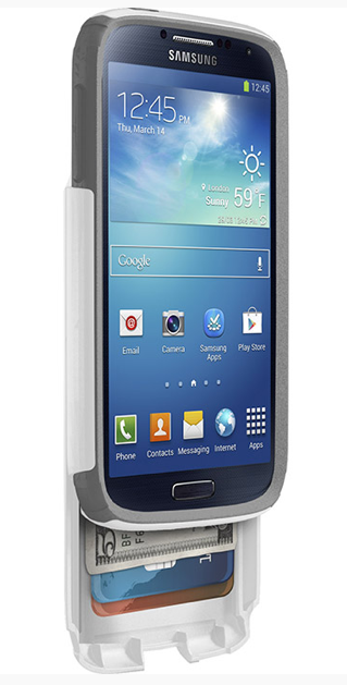 Galaxy S4 Otterbox Commuter Series Wallet Glacier