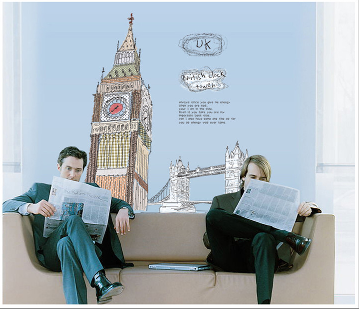 Big Ben Wall Decal Sticker