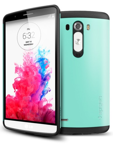 LG G3 Spigen Slim Armor Case Mint