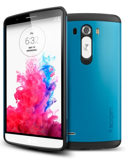 LG G3 Spigen Slim Armor Case Electric Blue