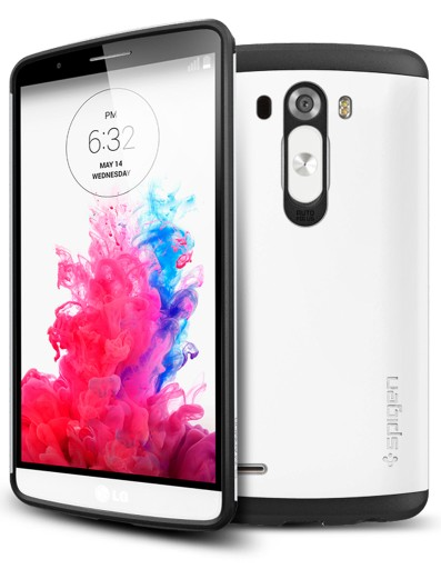 LG G3 Spigen Slim Armor Case Shimmery White