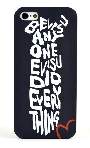 Evisu Japan Case for iPhone 5 5s Black and White