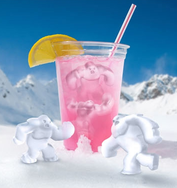 Yeti Abominable Snowman Snow Monster Ice Cube Tray