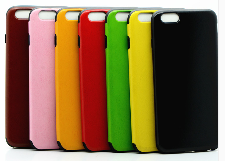 Sleek Leather Protective Case for iPhone 6