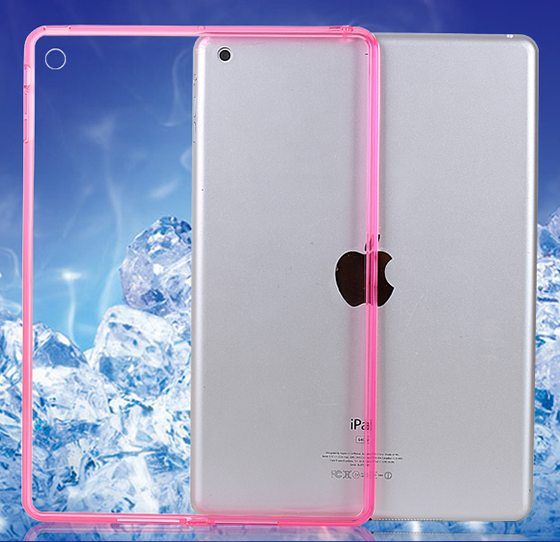 Thin See Through Case with Bumper For iPad 2 3