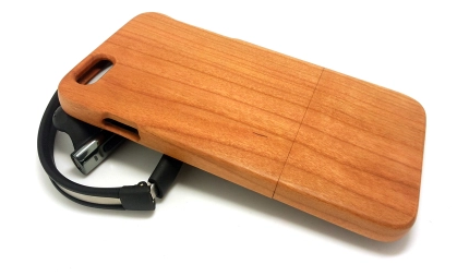 Hand Crafted Walnut Wood Slider Case for iPhone 6 Plus