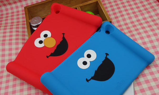 Cookie Monster Elmo Sesame Street Case for iPad Mini and iPad Mini 2 Retina