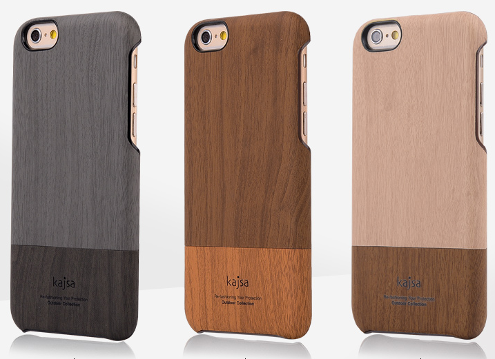 Kajsa Elegant Wooden Slider Case for iPhone 6 Plus