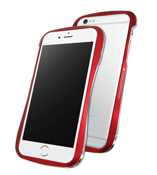 Draco 6 Deff Cleave Japan Aluminum Bumper for iPhone 6 Flare Red