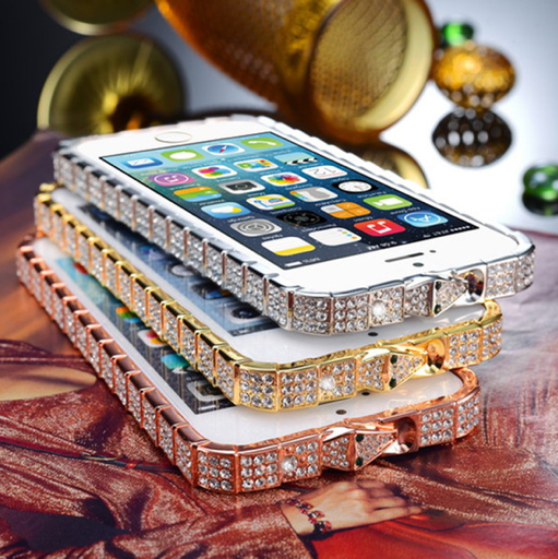 Ultra Bling Crystal Flare Bumper Case for iPhone 6