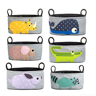 3 Sprouts Cute Animal Waterproof Stroller Organizer