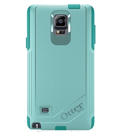 Teal Aqua Blue Galaxy Note 4 OtterBox Commuter Series Case