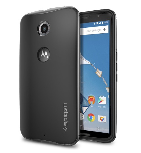 Spigen Neo Hybrid Nexus 6 Case Satin Silver