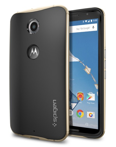 Spigen Neo Hybrid Nexus 6 Case Champagne Gold