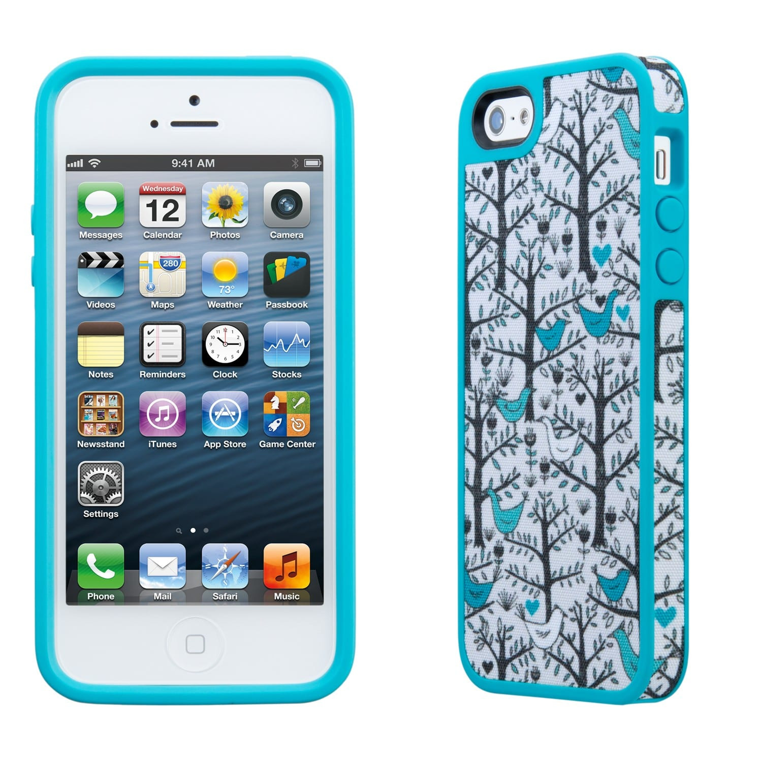 FabShell for iPhone 5 - LoveBirds Peacock