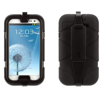 Griffin Survivor Black with Belt Clip for Samsung Galaxy S3 III
