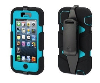 iPhone 5 Survivor Black/Pool Blue
