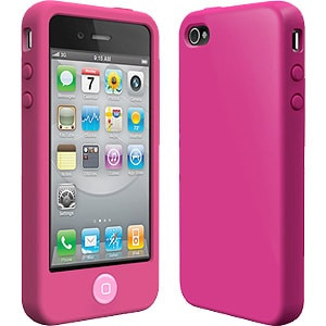 SwitchEasy Colors Fuchsia Pink Silicone Case for iPhone 4 