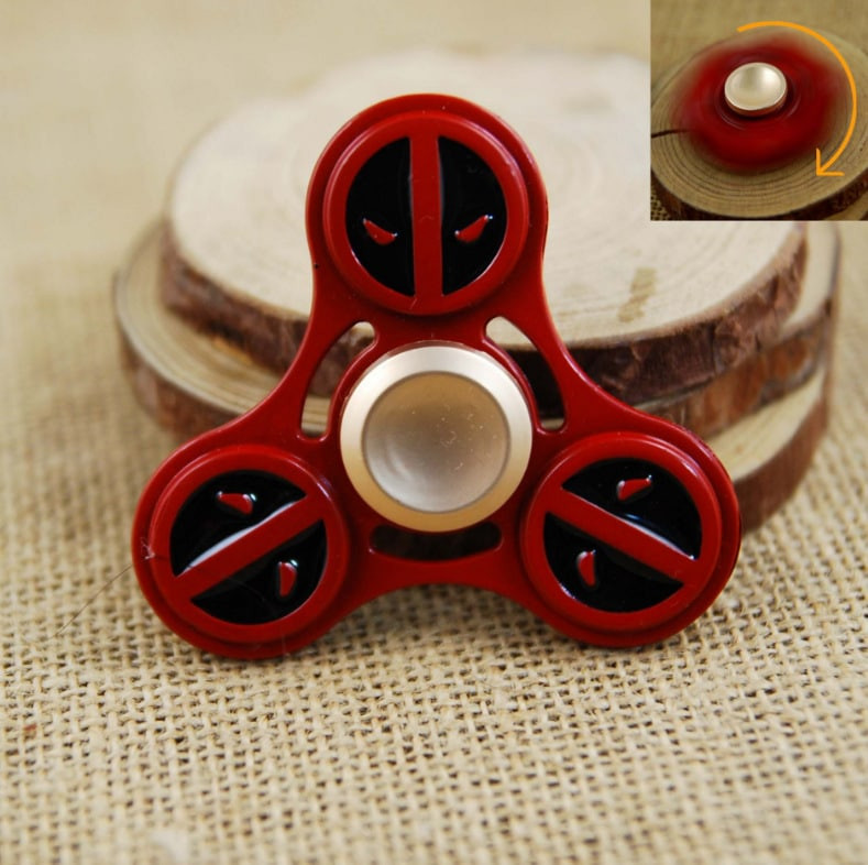 Deadpool Shaped Fidget Spinner