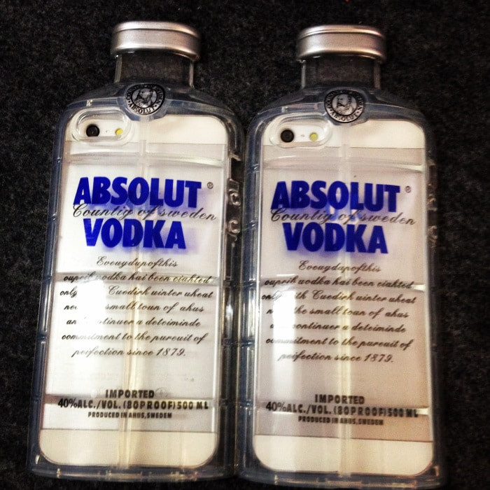 Fun Party Absolute Vodka Bottle Shape 3D iPhone 5 5s TPU Case