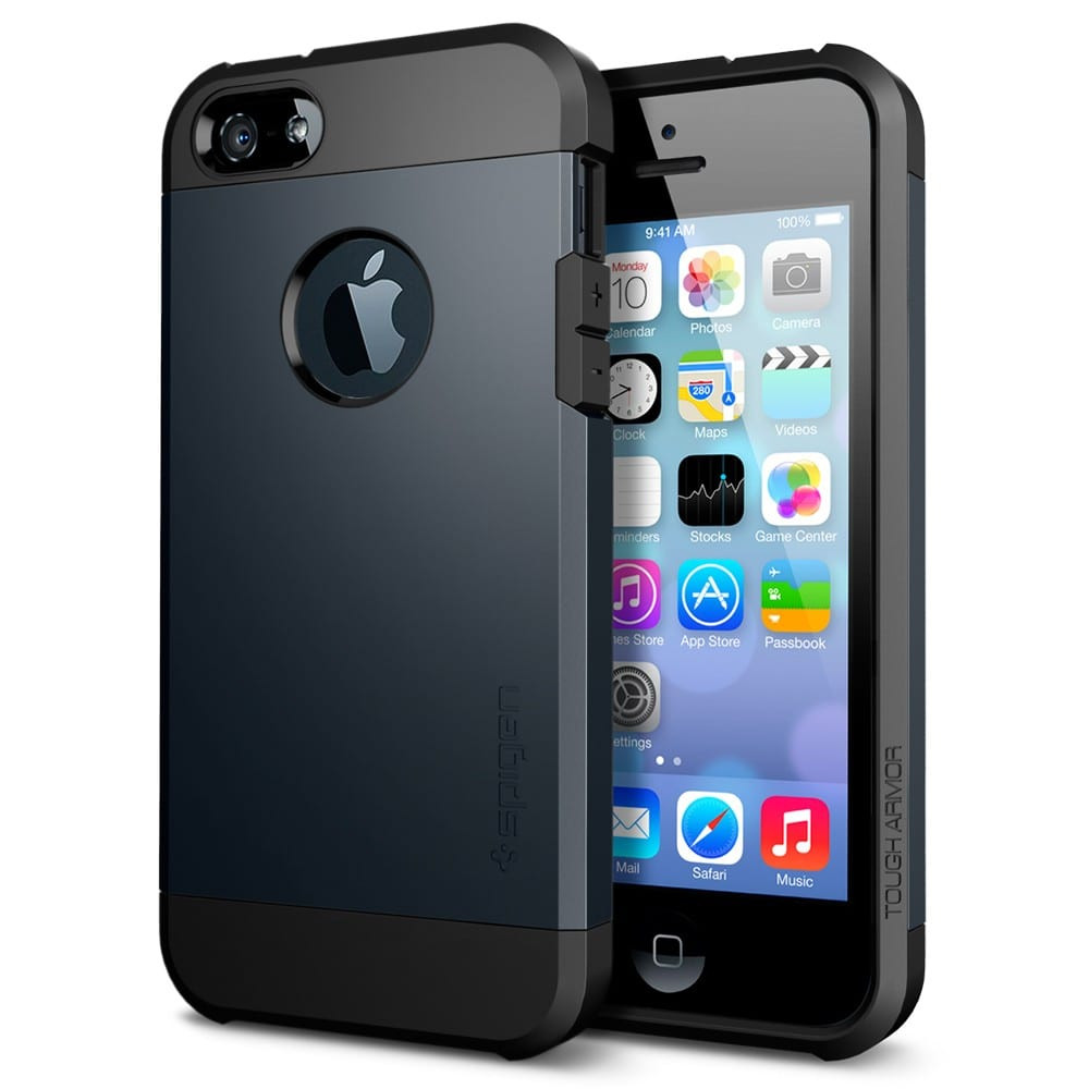 Spigen Tough Armor Case for iPhone 5 Metal Slate