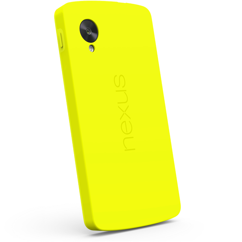Official Nexus 5 Bumper Case Yellow