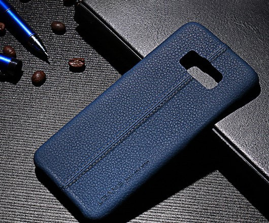 Usams Rough Leather Back Galaxy S8 Case