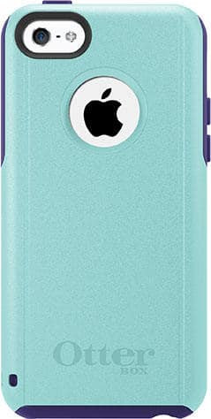 iPhone 5C Otterbox Commuter Series Case Aqua Violet Purple