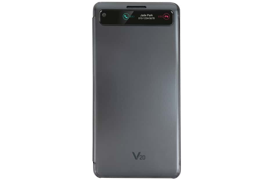 LG V20 Quick Cover LG Official Genuine Case (Black)