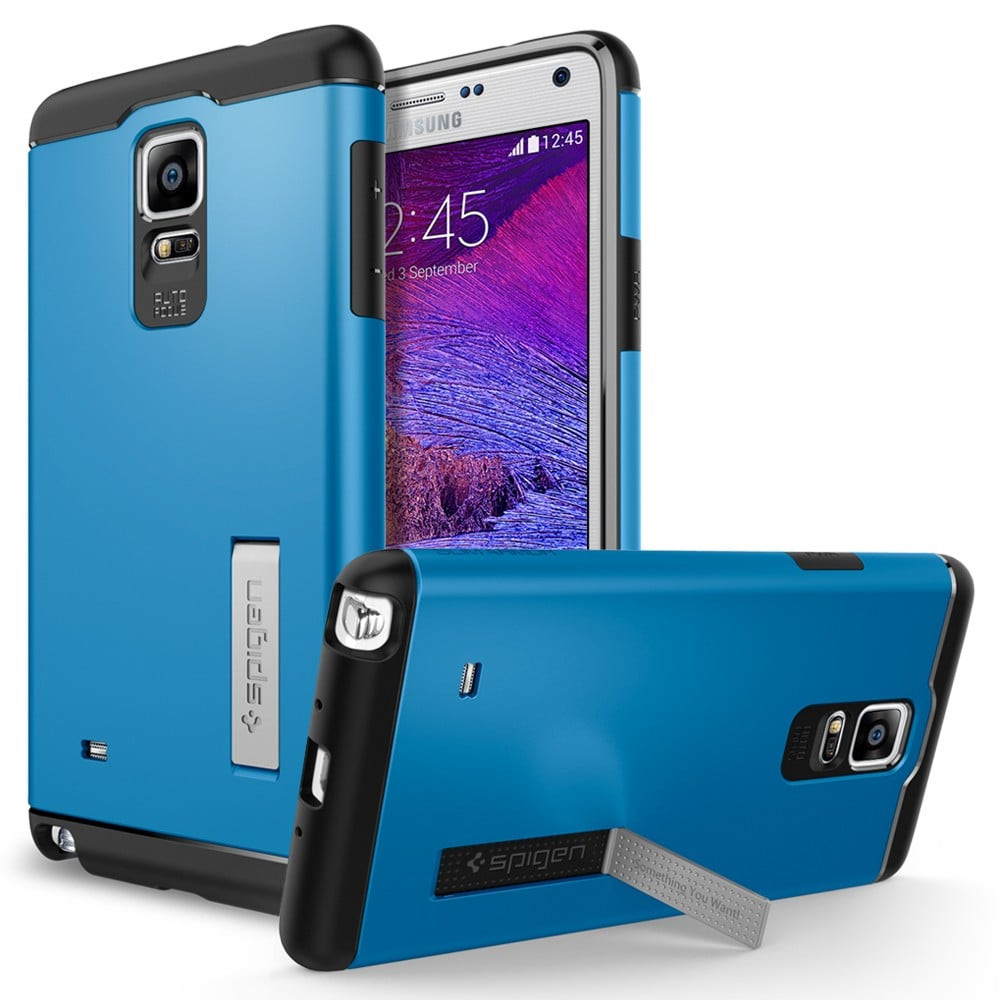 Spigen Galaxy Note 4 Case Slim Armor Electric Blue